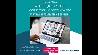 Washington State Volunteer Service Awards Information Session October 15 2024 [upl. by Casta]