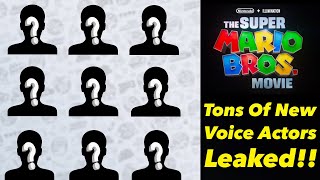 Tons Of New ADDITIONAL Voice Actors Roles JUST LEAKED For The Super Mario Bros Movie [upl. by Calv]