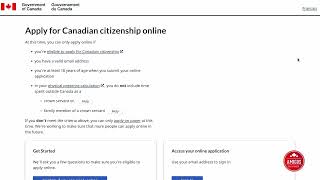 Ciudadanía Canadiense Solicitud en Línea [upl. by Kimball]