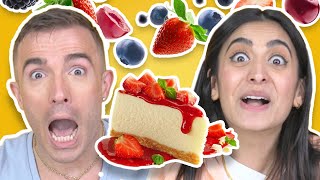 Chefs Try Each Others Cheesecake [upl. by Kalbli]