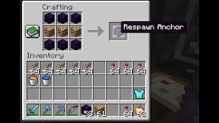 How to Make a Respawn Anchor in Minecraft Step By Step [upl. by Jill]