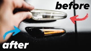 How to Upgrade BMW Side Markers to LEDs  SUPER EASY MOD [upl. by Swamy444]