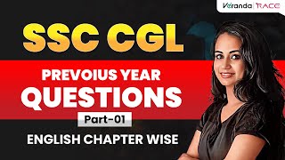 SSC CGL PYQ  PART 01  English Chapter Wise Questions PYQ  Live  1215 pm  Veranda Race [upl. by Anniala]