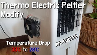 Air Cooler Modify  Thermo Electric Peltier Cooler [upl. by Anaerdna]