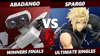 PreKagaribi WINNERS FINALS  Abadango ROB Vs Sparg0 Pyra Mythra Smash Ultimate  SSBU [upl. by Benedetto553]