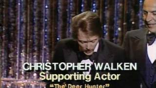 Christopher Walken winning an Oscar® for quotThe Deer Hunterquot [upl. by Micky]