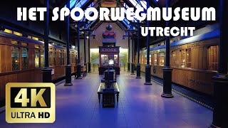 Het Spoorwegmuseum Utrecht  Winter 2021  4K [upl. by Gardy376]