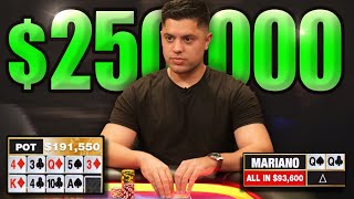 The LUCKIEST Poker Hand 100200 NL at Hustler Casino [upl. by Tolmann]