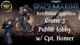 Space Marine 2011  PvP  Retributor Captains Chakax amp Homer  Game 3 [upl. by Ayra263]