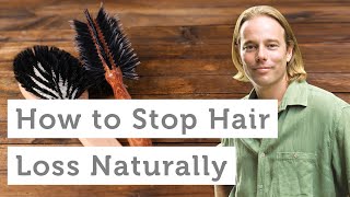 How to Stop Hair Loss and Baldness Naturally [upl. by Ybreh]