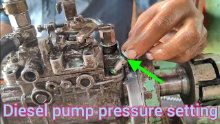 Toyota Hilux diesel pump fuel and pressure setting  3b pump2l pump2b pump [upl. by Kcirdlek]