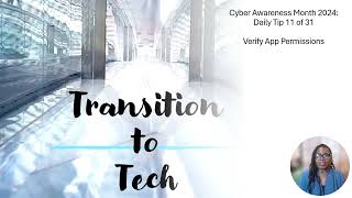 Cyber Awareness Month2024 Tip 11 Verify App Permissions [upl. by Mohandas]