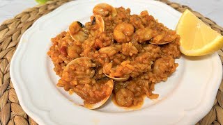 Arroz con bacalao y gambas [upl. by Jankey]