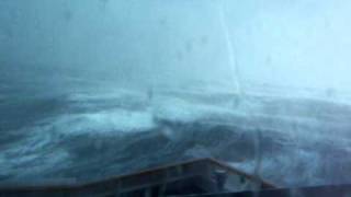 HOLLAND AMERICA MS VEENDAM CRUISE SHIP IN STORM121210 [upl. by Ailina]