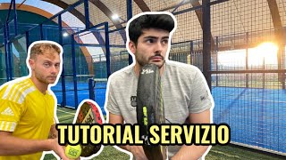 IL SERVIZIO  TUTORIAL PADEL  Tre esercizi per MIGLIORARE il tuo SERVIZIO [upl. by Mahalia611]