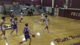 Port Chester Rams Varsity Basketball Team vs Ossining High School [upl. by Ecnarolf]