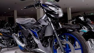 2024 Suzuki RAIDER R150 FI Metallic Matte Fibroin Gray [upl. by Juli]