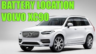 Volvo XC90 2015  2019 battery location [upl. by Seravat481]