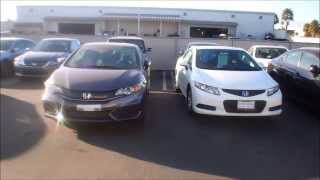 2013 2014 Honda Civic LX Coupe comparison pt 12 [upl. by Ahsienod19]