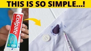 Don’t worry Remove ballpoint ink stains from clothes using this fabric stain removers [upl. by Ahsielat]