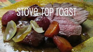 Stove Top Roast Lamb with Vegetables [upl. by Annawt]