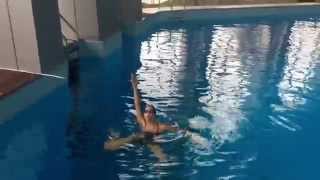 Eggbeater Exercise  Strength and Endurance  Synchronized Swimming [upl. by Iorgos]