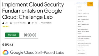 Implement Cloud Security Fundamentals on Google Cloud Challenge Lab  GSP342  2024 qwiklabs [upl. by Anaoj]