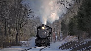 Winter Steam on the NHampI [upl. by Olwena334]