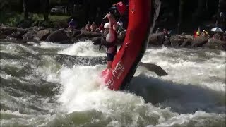 Rookie Raft Guides Rafting Fails on the Ocoee Rivers Upper and Middle Sections [upl. by Duester249]