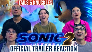 SONIC THE HEDGEHOG 2 TRAILER REACTION  MaJeliv Reacts  Tails Knuckles amp the Master Emerald [upl. by Ivy]