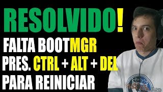 Como resolver falta BOOTMGR [upl. by Jezreel]