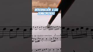 Rítmica introducción a las semicorcheas solfeo aprendemusica ritmica aprendeaturitmo [upl. by Ivek]