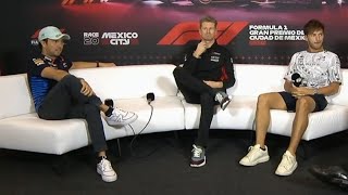 Pre Race Drivers Press Conference Mexico City Grand Prix 2024 PART 1 [upl. by Gnaoh580]