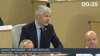 Laurent WAUQUIEZ  Courage et mérite  Médaille régionale de la reconnaissance [upl. by Lattie]