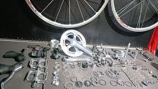 service shimano Dura Ace 7800 and campagnolo shamal ultra 2 way fit c15 [upl. by Aluap]