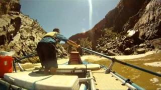 Rowing Westwater Canyon Colorado River Moab UT [upl. by Lipman]