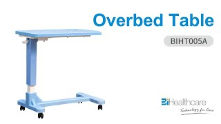 Introduction Video Overbed table BIHT005A BiHealthcare [upl. by Annauqaj342]