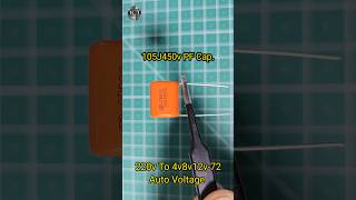 220V AC to 4v 8v 12v 72 DC Auto Voltage actodcvoltageboosterindianexperiments shorts tranding [upl. by Ainyt]