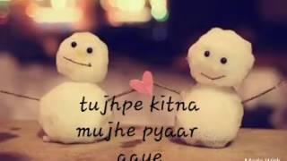 Kya tujhe ab ye dil bataye with lyric [upl. by Avis]