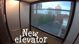 mini elevaTOUR The new Market Parking garage elevators Roanoke VA [upl. by Clintock]