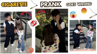 CIGARETTE 🚬🚬 🚬PRANK😡  GOES WRONG 😨😨  VICKE DE VAJEYA THAPAD 👋👋 [upl. by Necyrb]