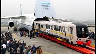 Extreme Cargo AirPlane Carries Train 3 Helicopter and Container [upl. by Cochran]