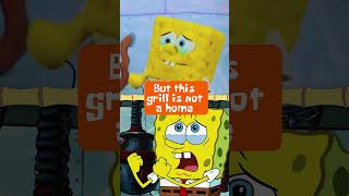 spongebob and mr krabs sing quotthis grill is not a homequot 🥺 as puppets shorts [upl. by Poirer]