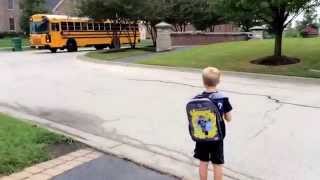 Connar first day Kindergarten 81915 [upl. by Alag977]