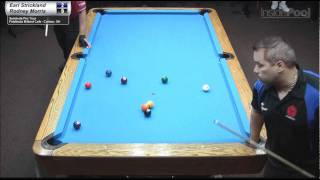 Earl Strickland vs Rodney Morris at FiddleStix Billiards Cafe [upl. by Lledra]