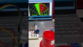 DIY Radar using Ultrasonic sensor and Arduino [upl. by Starkey905]