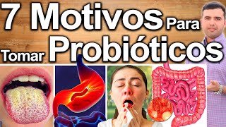 7 MOTIVOS POR LOS QUE DEBES TOMAR PROBIÓTICOS  Beneficios Y Contraindicaciones [upl. by Noived]