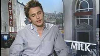 JAMES FRANCO INTERVIEW FOR quotMILKquot [upl. by Amre]