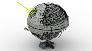 Lego 10143 UCS Death Star II Speed Build LDD by PLegoBB [upl. by Airamana]