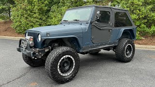 2005 Jeep Wrangler TJ Unlimited  LJ  119k miles Rhino Lined Front and Read Lockers [upl. by Ridgley]